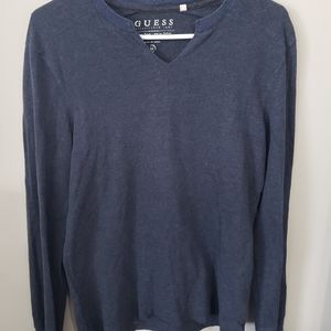 Guess Mens Blue Sweater